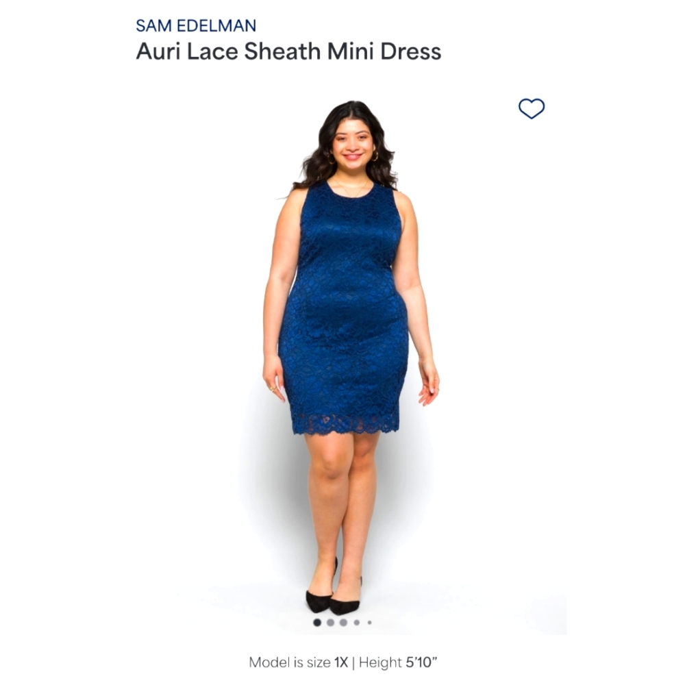 NWOT Sam Edleman 1X Lace Dress - Picture 1 of 9